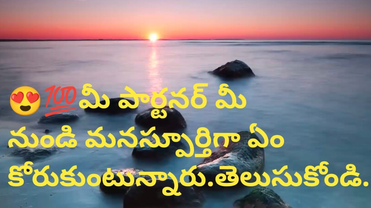 😍💯అసలు మీ పార్టనర్ మనస్పూర్తిగా మీ నుండి ఏం కోరుకుంటున్నారు..తెలుసుకోండి.