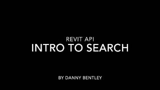 Revit API C# Introduction to Searching