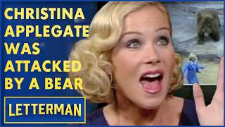 Christina Applegates Anchorman Bear Attack David Letterman