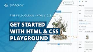 Get Started with Pinegrow: Edit an HTML & CSS Website (Pine Field Journal) Update