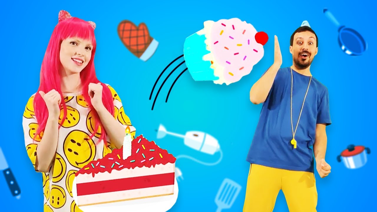 Let's Make A Cake Baking Song For Kids Learning Videos and Songs for