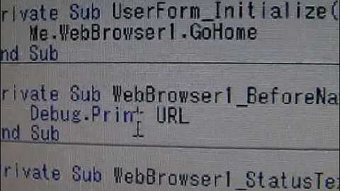 昔の動画です参考程度に.. WebBrowser Events MAKE 02-24 ＩＥイベントのテスト