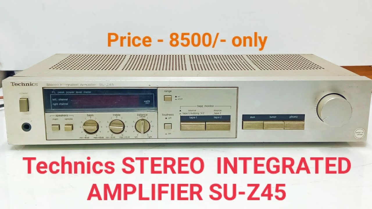 Technics STEREO AMPLIFIER SU-Z45 Very Nice Condition 👍 Price