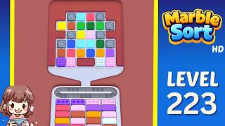 Marble Sort Level 223 Solution Walkthrough