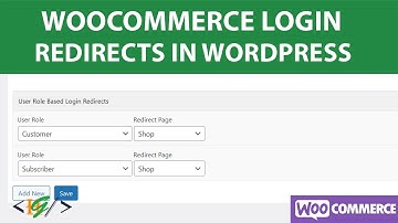 WooCommerce Registration and Login Redirect in WordPress