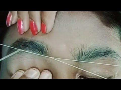 Thick to thin eyebrow threading/Arch eyebrow threading /perfect eyebrow threading 🥰🥰