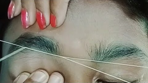 Thick to thin eyebrow threading/Arch eyebrow threading /perfect eyebrow threading 🥰🥰