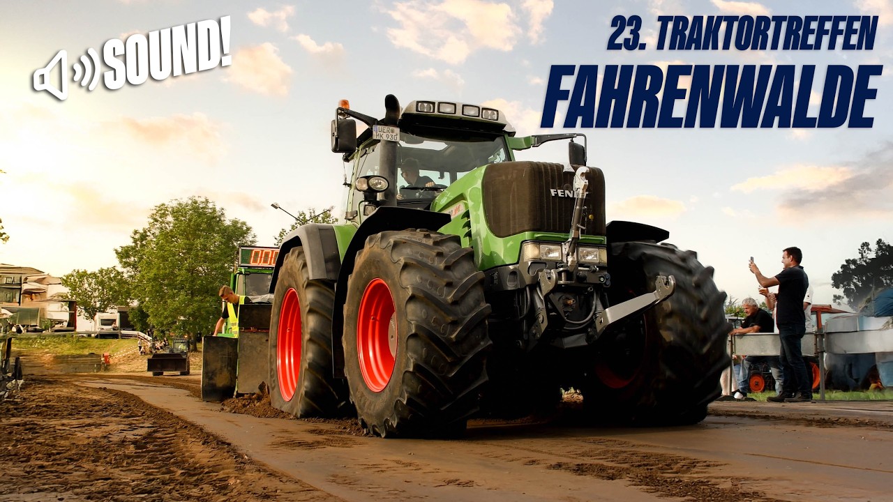 24. TRECKER TRECK in Fahrenwalde: PS-Giganten & Oldtimer auf der Pullingstrecke!