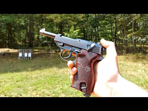 Walther P38 (BYF44) WW2 Pistol in Slow Motion