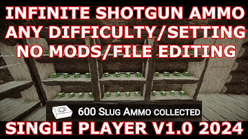 Single Player Shotgun Shell Duplication v1.0  2025 - Sons of The Forest