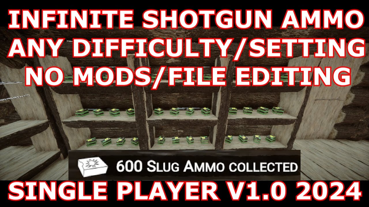 Single Player Shotgun Shell Duplication v1.0  2025 - Sons of The Forest