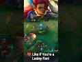 🎯 Lesley – The Sniper Queen! 🔫💥one shot, One kills! #mobilelegends #lesleygameplay #shorts