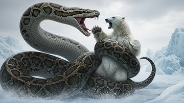SHOCKING: Brave Heroes Save Polar Bear From Giant MUTANT Python Attack!