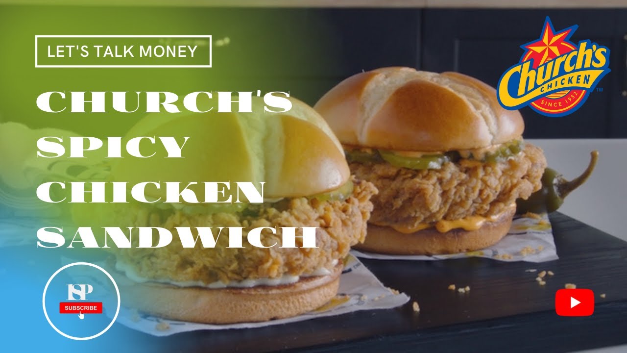 Church's Spicy Chicken Sandwich Review FoodReviews2021 1SP YouTube