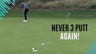 Use this Tour proven drill to NEVER 3 putt again!