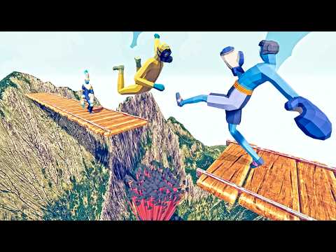 BATTLE ON THE EDGE OF THE GORGE | TABS - Totally Accurate Battle Simulator