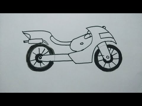 Video: Bir Motosiklet Nasıl çizilir