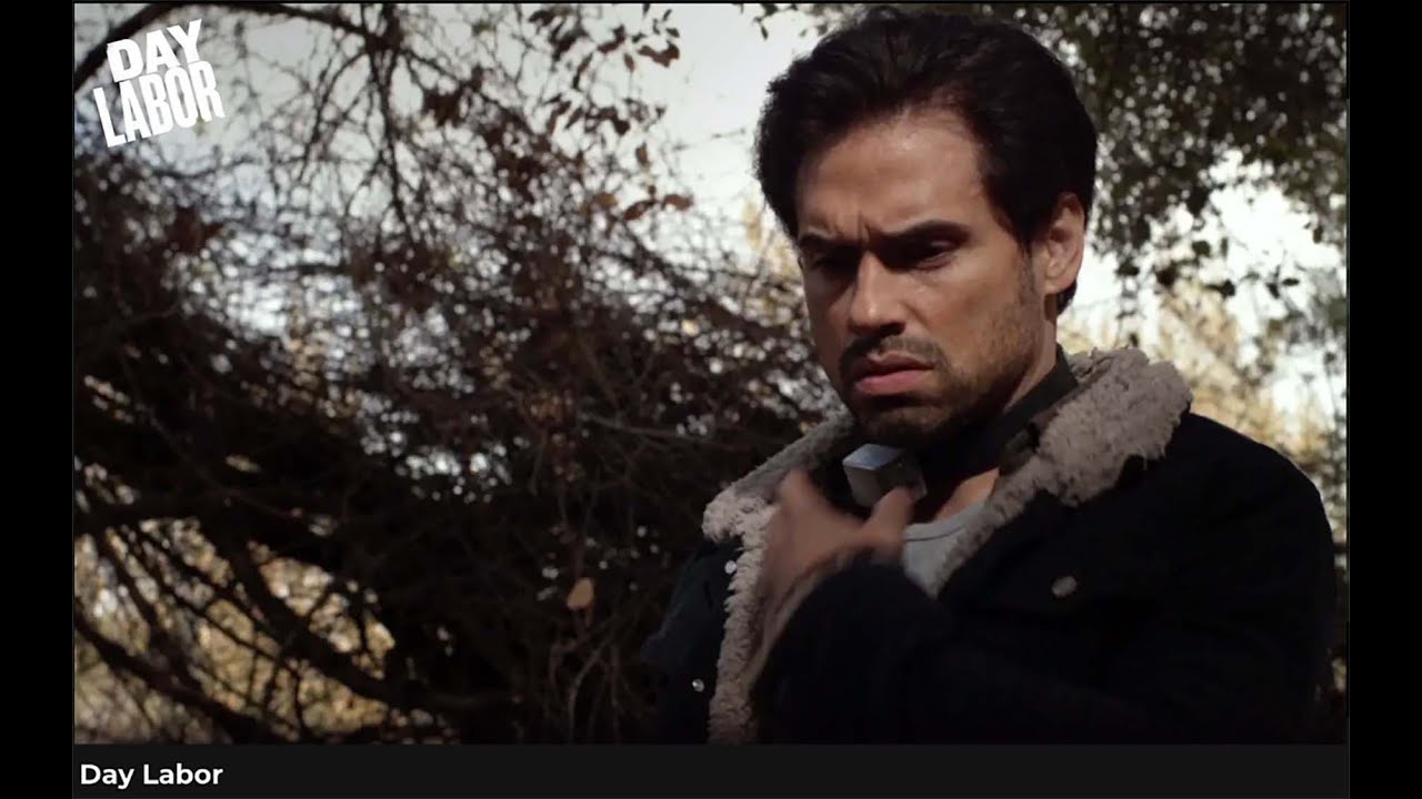 DAY LABOR film - Danny Arroyo as Army Veteran Derrick Reyes - scenes ...