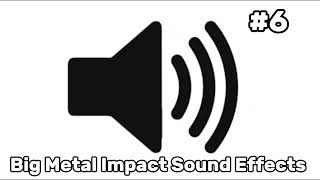 Big Metal Impact Sound Effects