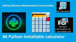 Scientific operations in python | Python Simple Calculator #6  | Python Mini Projects  # Part 6