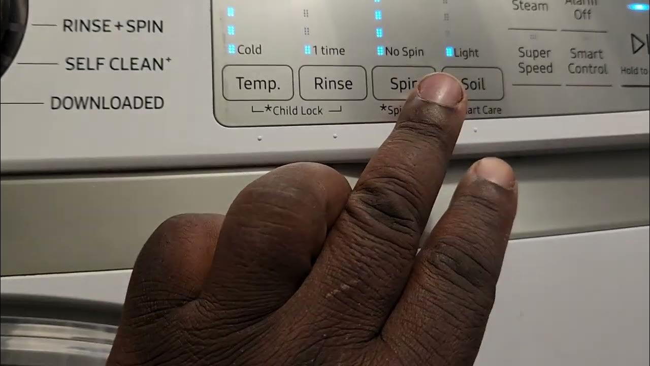 HOW TO FIX SAMSUNG WASHER LOCKED 🔒 YouTube