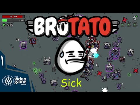 Brotato Abyssal Terrors - Sick - Danger 0 { PC - 1440 60fps - No Commentary }