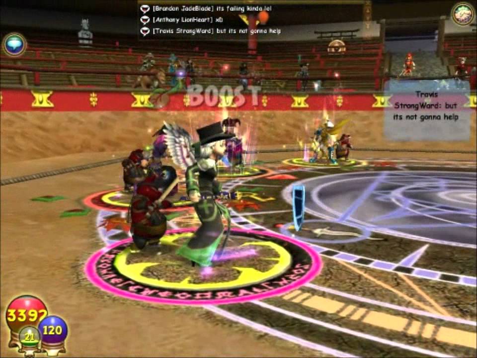 Wizard101 - KBB PvP 4v4 - (5/29/2011)  Perfect Catch vs. Luke SH, Travis SW, Alexandra DF, Rylee SD
