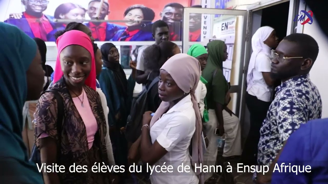 JOURNEE PORTES OUVERTES: visite des élèves du lycée de Hann