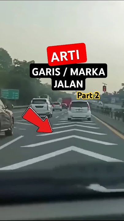 BUKAN NAMBAH KECEPATAN❗😱INI ARTI GARIS / MARKA JALAN YANG SEBENARNYA 👍🏾 #tipsmengemudi #lalulintas