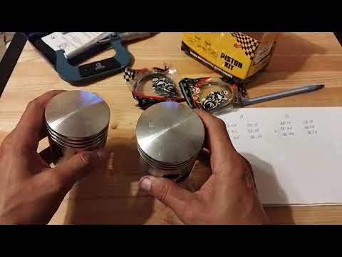 Китайские поршни TMMP на Яву 634 первичный обзор - YouTube