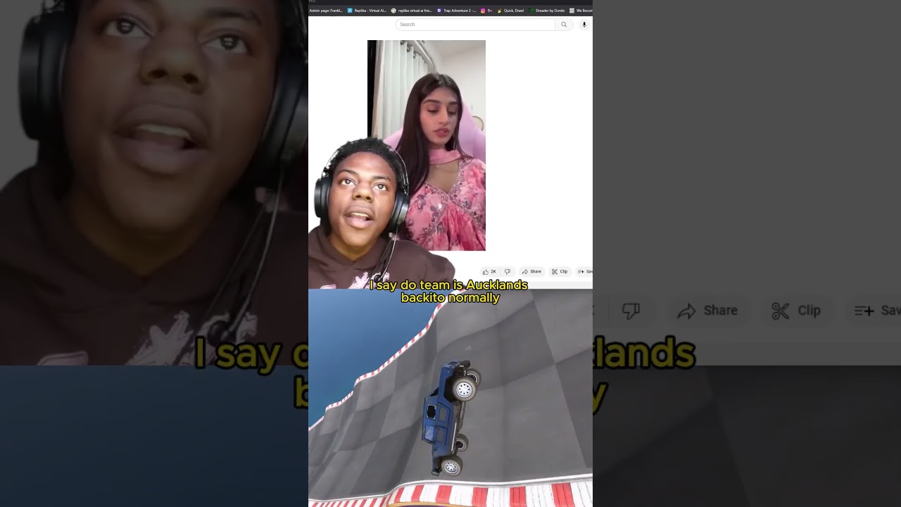 @PAYALGAMING Reaction when @IShowSpeed raided her livestream #shorts #viral