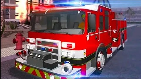 Fire Engine Simulator Gameplay Trailer - (Android, iOS) | Top Best New Free Android Games