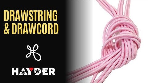 Drawstring and Drawcord Presentation | Hayder Tex-Trims Ltd.