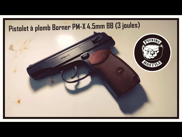 Pistolet à plomb Borner PM X 4.5mm BB (3 joules) le moins cher