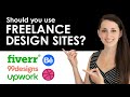 Why graphic design on fiverr upwork 99designs is not worth it