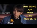 Jun being Jun with the Members (SEVENTEEN)