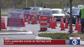 VIDEO: CVS launches rapid COVID-19 testing site in New Haven