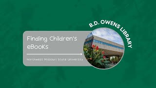 Finding Children's eBooks