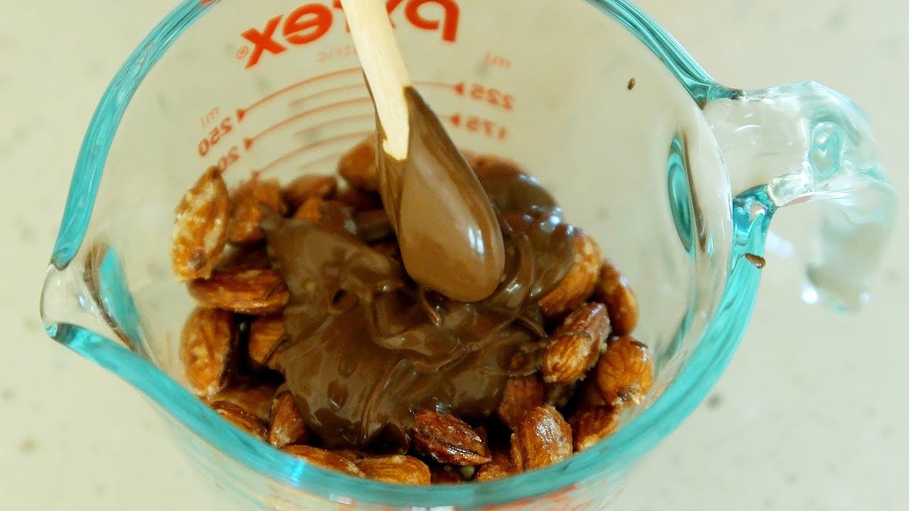 Chocolate Almond Balls Korean style YouTube