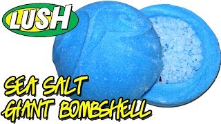 LUSH - SEA SALT GIANT BOMBSHELL Bath Bomb - DEMO & REVIEW Underwater View Exclusive