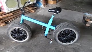СУПЕР Фэт - байк !!! Покраска )) 2 часть . SUPER fat bike !!! Made with my own hands)).