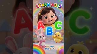 ABC Song for Kids (A-C) 🍎 Phonics Learning #shorts  #abcd #noorstoryland #fyp