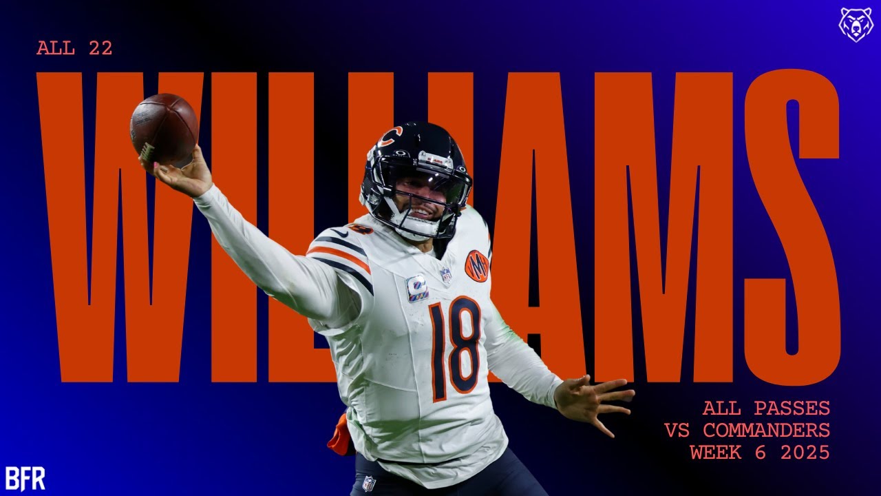 Калеб Уильямс против Вашингтон Коммандерс: фильм All-22