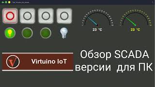 Virtuino IoT. Overview of SCADA for PC. (English subtitles)