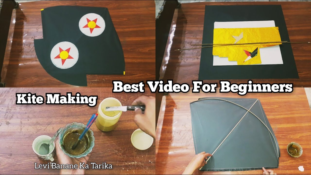 Kite. How to Make a Kite. Fancy Kite Making. Kite Banane Ka Tarika