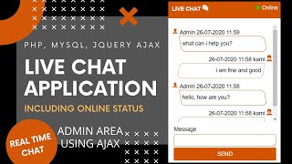 Live Chat Application using PHP Jquery Ajax - Admin Area