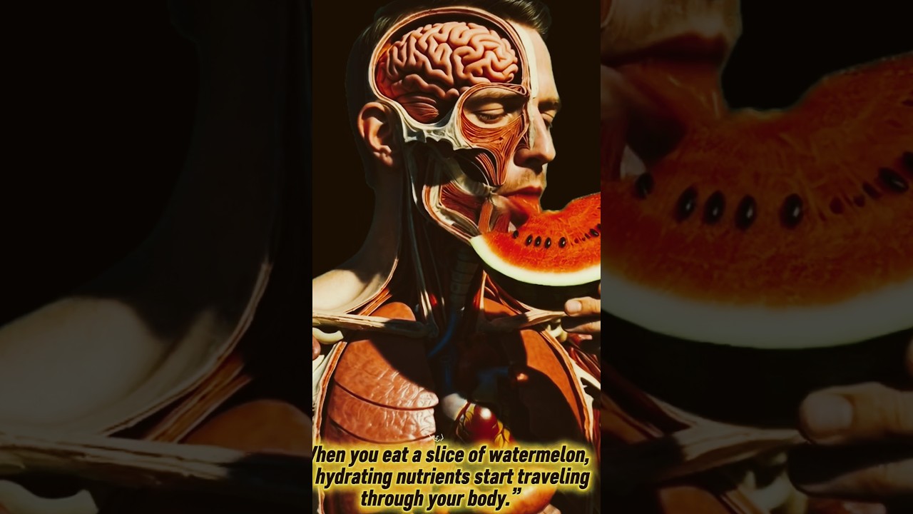 What Happens Inside Your Body When You Eat Watermelon? | 3D Medical Animation 