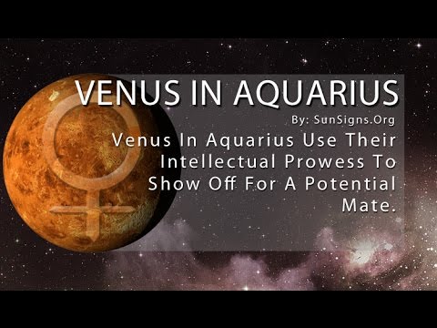 VENUS ENTERS AQUARIUS (February 13 - March 12 ) 2016