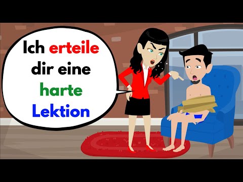Deutsch lernen | Ich erteile dir eine harte Lektion | Wortschatz und wichtige Verben