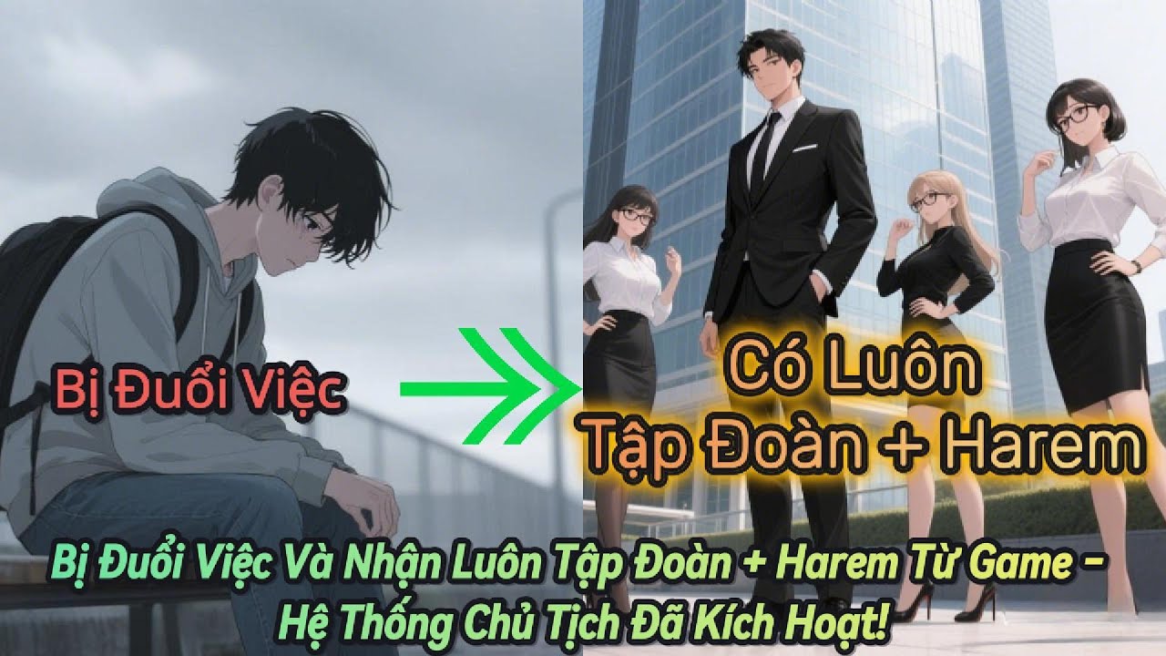 🔥 Bị Đuổi Việc Và Nhận Luôn Tập Đoàn + Harem Từ Game – Hệ Thống Chủ Tịch Đã Kích Hoạt!
